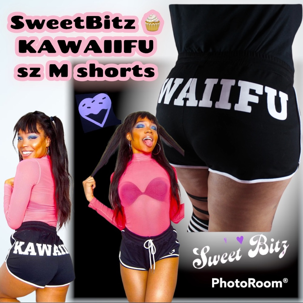 🧁✨Sweet Bitz KAWAIIFU Drawstring Shorts — Size Medium✨🧁